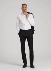 American Tall Discount | Oskar Easy Care Dress Shirt for Tall Men in Bright White