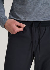 American Tall For Sale | Featherweight Perforated Training Jogger for Tall Men in Black