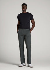American Tall Outlet | The Essential Modern Fit Crewneck Tee for Tall Men in Black