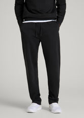 American Tall Discount | Core Motion Fleece Straight Leg Sweatpants for Tall Men in Black