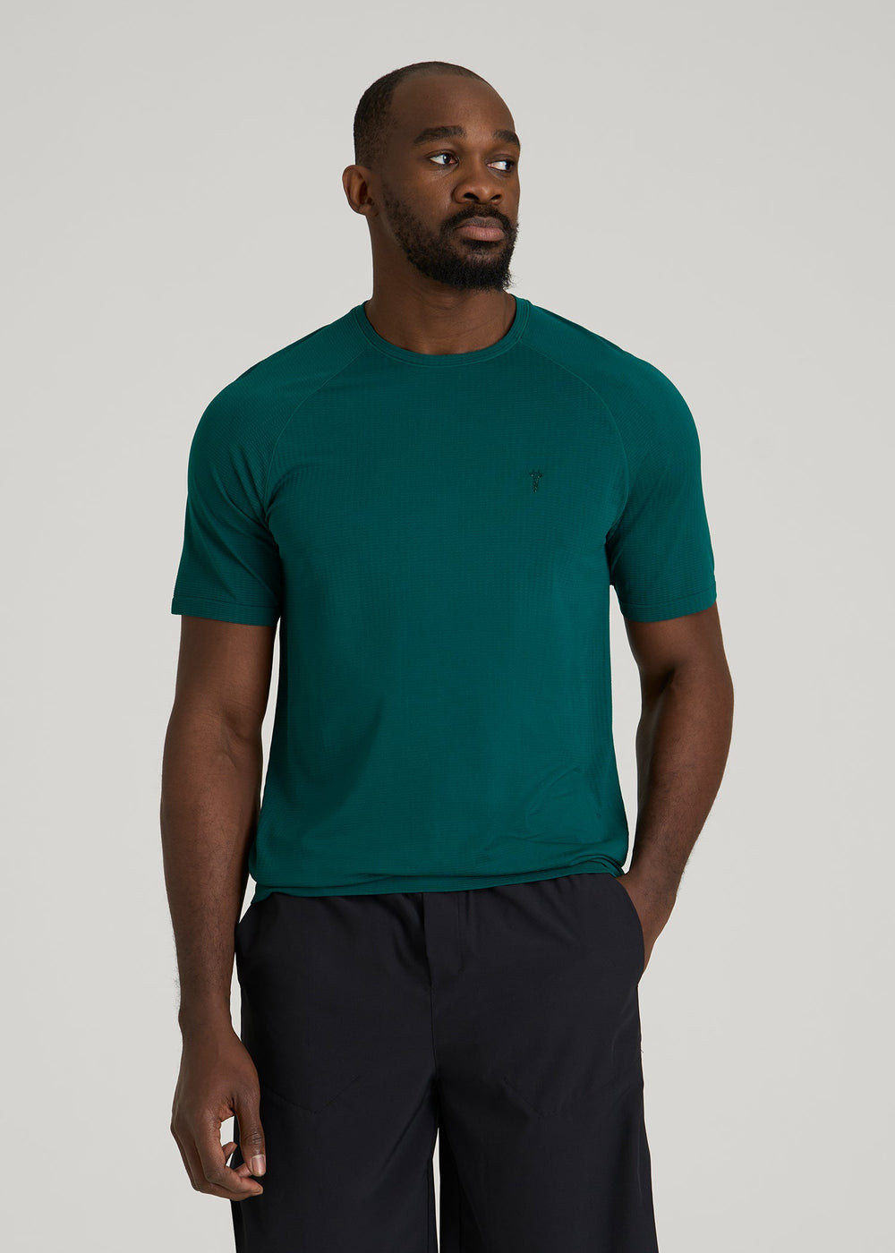 American Tall Discount | Vented Training Top for Tall Men in Deep Teal