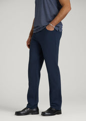 American Tall For Sale | Soft Flex Ponte Pants for Tall Men in Navy