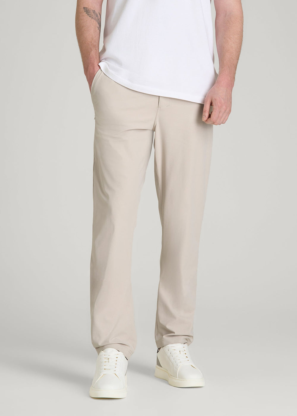 American Tall Discount | Traveler Chino 2.0 for Tall Men in Drywall Tan