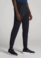American Tall Discount | A.T. Performance Engineered Joggers for Tall Men in Black