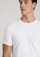 American Tall Sale | The Everyday Regular Fit Crewneck T-Shirt for Tall Men in White