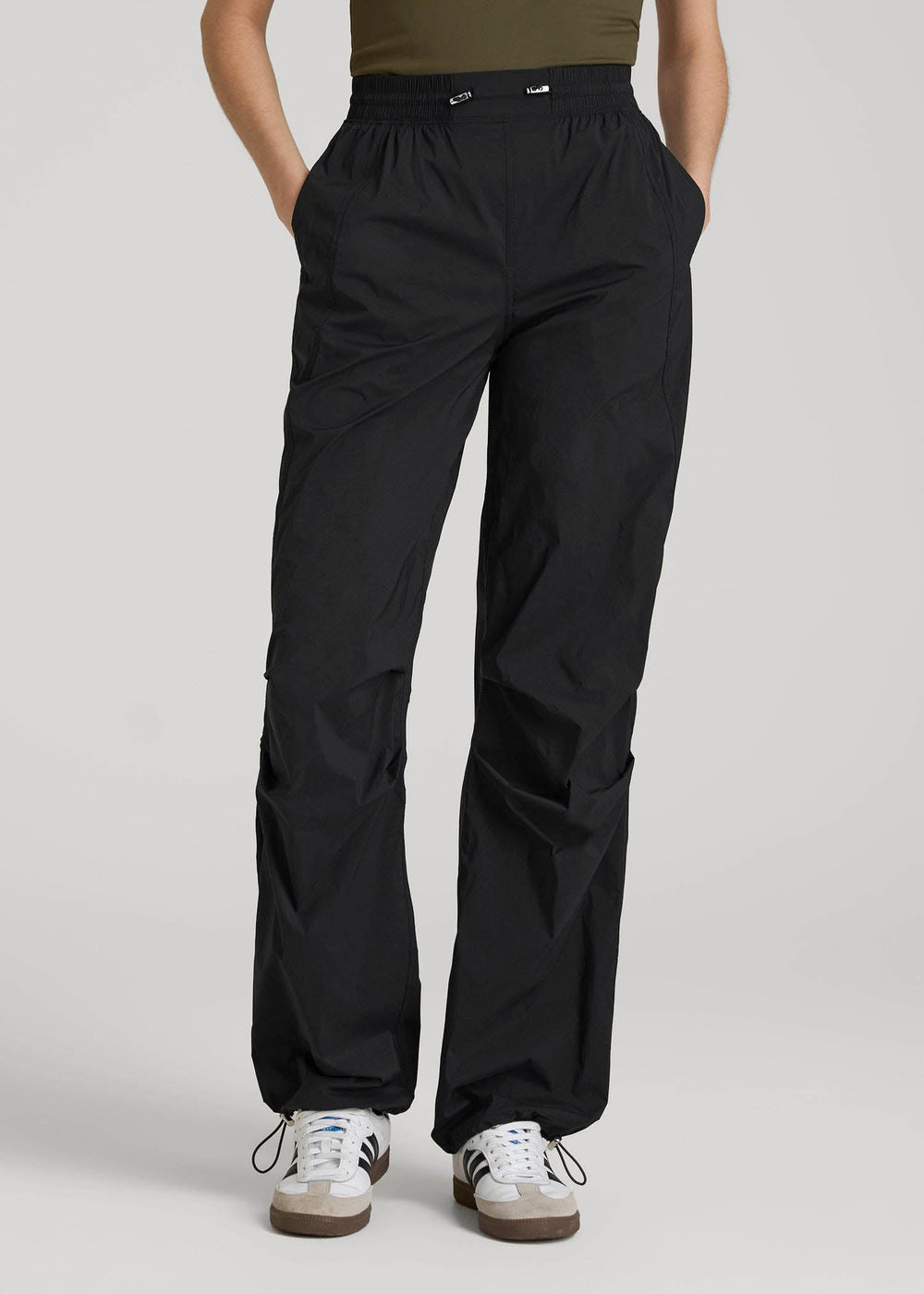 American Tall Online Shop | Parachute Jogger for Tall Women in Black