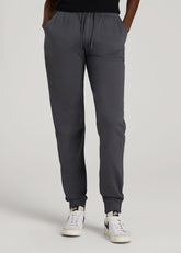 American Tall Online | Garment Dyed Joggers for Tall Women in Washed Charcoal Rinse