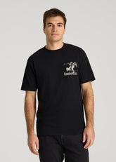 American Tall Discount | Rodeo Graphic Tee for Tall Men in Black