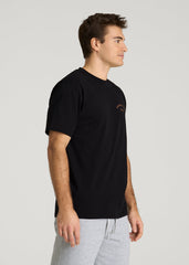 American Tall Sale | Giraffe Graphic Tee for Tall Men in Black