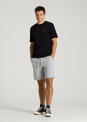 American Tall Sale | Giraffe Graphic Tee for Tall Men in Black