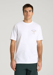 American Tall Outlet | Country Club Graphic Tee for Tall Men in White