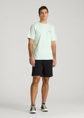 American Tall Discount | Country Club Graphic Tee for Tall Men in Blue
