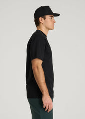 American Tall Online | Crest Graphic Tee for Tall Men in Black
