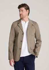 American Tall For Sale | Stretch Commuter Chino Sport Coat for Tall Men in Dusty Khaki