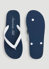 American Tall Outlet | Men's Flip-Flop in Navy Blue/White