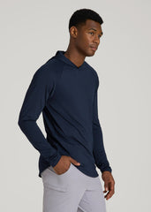 American Tall Outlet | A.T. Performance Training Hoodie for Tall Men in Evening Blue