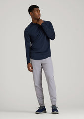 American Tall Outlet | A.T. Performance Training Hoodie for Tall Men in Evening Blue