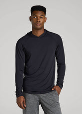 American Tall For Sale | A.T. Performance Training Hoodie for Tall Men in Black