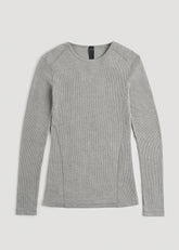American Tall Outlet | LJ&S Long Thermal Undershirt for Tall Men in Grey Mix