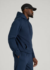 American Tall Online Shop | Core Motion Fleece Popover Hoodie for Tall Men in Navy Blue