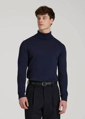 American Tall For Sale | Turtleneck Sweater for Tall Men in Patriot Blue