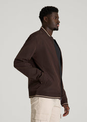 American Tall Discount | A.T. Bomber Jacket for Tall Men in Espresso
