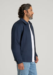 American Tall Sale | Harrington Jacket for Tall Men in Navy Blue