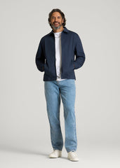 American Tall Sale | Harrington Jacket for Tall Men in Navy Blue