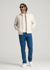 American Tall Outlet | Harrington Jacket for Tall Men in Crystal Sand