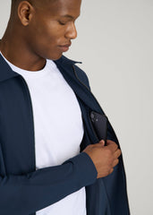 American Tall For Sale | Traveler Bomber Jacket for Tall Men in Navy Blue