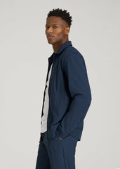 American Tall For Sale | Traveler Bomber Jacket for Tall Men in Navy Blue