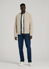 American Tall Discount | A.T. Bomber Jacket for Tall Men in Desert Khaki