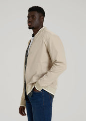 American Tall Discount | A.T. Bomber Jacket for Tall Men in Desert Khaki