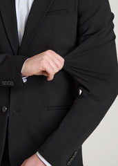 American Tall Outlet | Flex Tech Suit Jacket for Tall Men in Black