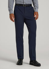 American Tall Discount | Flex Tech Suit Pants for Tall Men in Navy