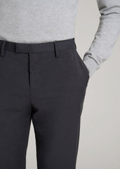 American Tall Discount | Suit Trousers for Tall Men in Mid Grey