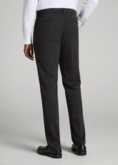 American Tall Online | TAPERED-FIT Stretch Dress Pants for Tall Men in Charcoal Heather