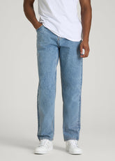 American Tall Outlet | MILO Relaxed Tapered Fit Jeans for Tall Men in Perfect Blue