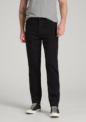 American Tall For Sale | MILO Relaxed Tapered Fit Jeans for Tall Men in Optimum Black