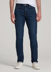 American Tall For Sale | Dylan Slim Fit Jeans for Tall Men in Faded Dark Indigo