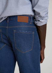 American Tall Online Shop | Milo RELAXED TAPERED FIT Jeans for Tall Men in Midnight Blue Wash