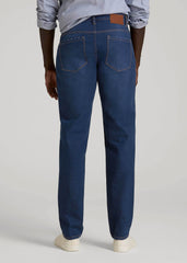American Tall Online Shop | Milo RELAXED TAPERED FIT Jeans for Tall Men in Midnight Blue Wash