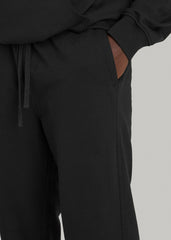 American Tall Sale | Everyday French Terry Jogger for Tall Men in Black