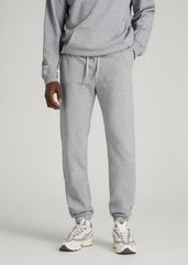 American Tall Outlet | Everyday French Terry Cinched Bottom Sweatpants for Tall Men in Grey Mix
