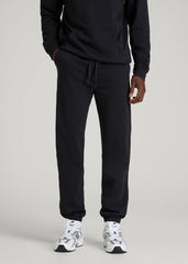 American Tall For Sale | Everyday French Terry Cinched Bottom Sweatpants for Tall Men in Black