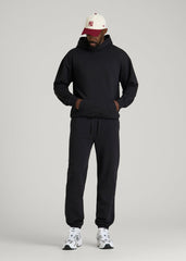 American Tall For Sale | Everyday French Terry Cinched Bottom Sweatpants for Tall Men in Black