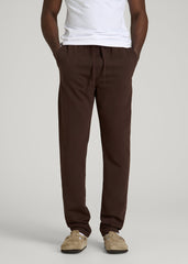 American Tall Discount | Everyday French Terry Straight Leg Sweatpants for Tall Men in Espresso