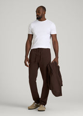 American Tall Discount | Everyday French Terry Straight Leg Sweatpants for Tall Men in Espresso