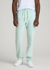 American Tall Discount | Everyday French Terry Straight Leg Sweatpants for Tall Men in Opal Blue