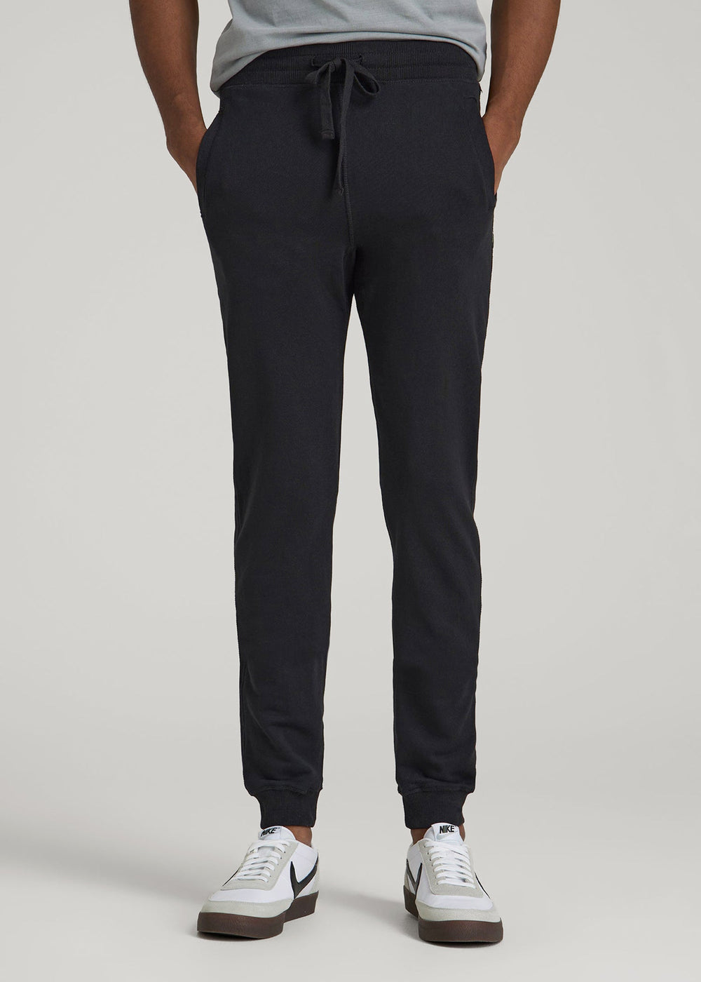 American Tall Online Shop | Wearever 2.0 French Terry Joggers for Tall Men in Black